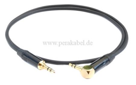 Miniklinkenstecker 3,5mm auf Miniklinkenstecker 3,5mm gewinkelt ( Seetronic )