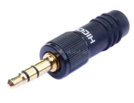 Miniklinkenstecker 3,5mm stereo mit Schraubverriegelung auf Mini XLR-Stecker RT4MC-B ( Tip an 3 ; Ring an 4 ) Miniklinkenstecker 3,5mm stereo mit Schraubverriegelung auf Mini XLR-Stecker RT4MC-B ( Tip an 3 ; Ring an 4 )