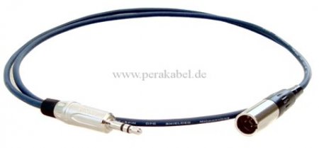 Miniklinkenstecker 3,5mm stereo 3pol auf Mini XLR-Stecker 3pol ( DAP MK-SPIN )