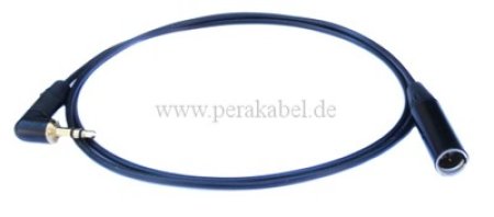 Miniklinkenstecker 3,5mm stereo NYS 231 auf Mini XLR-Stecker RT3MC-B ( SC-Cicada SO-D14 )