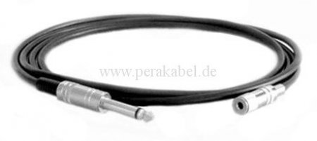 Klinkenstecker 6,3mm mono auf Miniklinkenbuchse 2,5mm mono