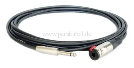 Klinkenverlängerung Stecker (S)/Buchse 6,3mm mono (DAP LC-126)