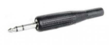 Klinkenstecker 6,3mm stereo (3pol) gummierte TÃ¼lle