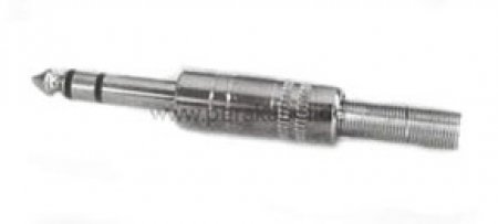 Klinkenstecker 6,3mm stereo auf RCA-Stecker