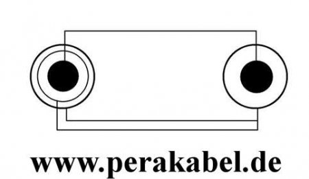 Klinkenstecker 3,5mm stereo  auf Klinkenstecker 6,3mm mono