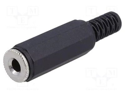 DIN-Stecker 3pol auf Miniklinkenbuchse 3,5mm mono (DIN-Stecker Pin 3 belegt)