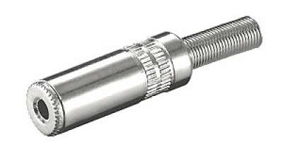 DIN-Stecker 3pol ( Neutrik NYS 321 )-Pin 3 bel. auf Miniklinkenbuchse 3,5mm 2pol