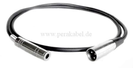 XLR-Stecker auf Klinkenbuchse 6,3mm mono-DAP LC-126
