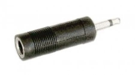 Klinkenbuchse 6,3mm mono auf Miniklinkenstecker 3,5mm mono