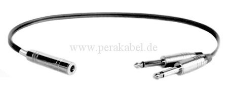 Insertkabel / Patchkabel ( 8 x 4 / 2x 0,22qmm  ) Klinkenbuchse auf 2x Klinkenstecker