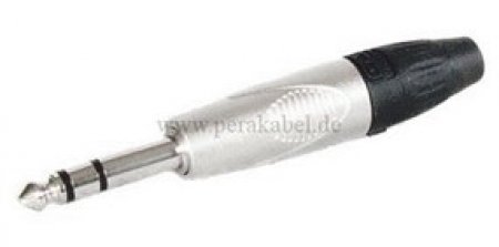Klinkenstecker 6,3mm stereo  auf Klinkenstecker 6,3mm stereo  ( DAP X-type )  "professional"