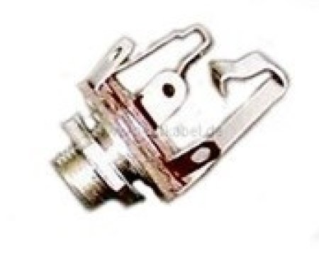 Klinkeneinbaubuchse 6,3mm metall stereo