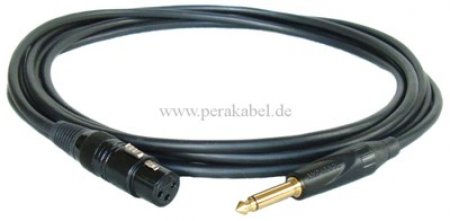 Lautsprecherkabel (Boxenkabel) Klinke vergoldeter Tip / XLR-Buchse