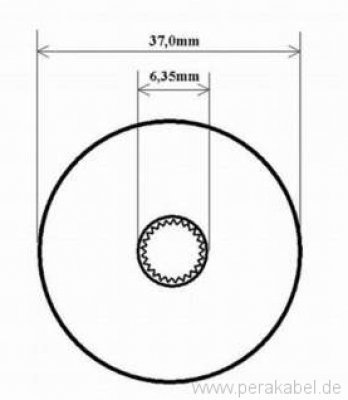 Knopf - Marker Metallmantel und Metallkuppe