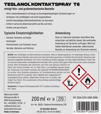 Teslanol - Kontaktspray Teslanol - Kontaktspray