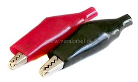 Doppel-Bananenstecker 4mm auf 2x Krokodilklemmen