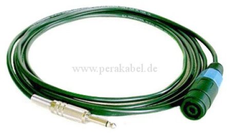Lautsprecherkabel/Verlängerung ( 2 x 1,5 qmm) Klinkenstecker 6,3mm auf Lautsprecherbuchse