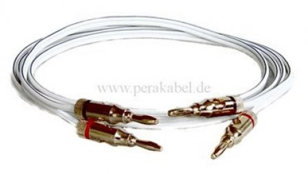 2 Bananenstecker auf 2 Bananenstecker-HiFi Lautsprecherkabel