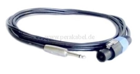 Lautsprecherkabel  Klinkenstecker 6,3mm auf Lautsprecherstecker