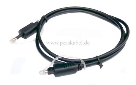Mini Toslink-Stecker auf Toslink-Stecker
