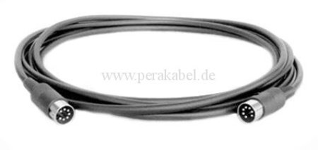 DIN-Stecker 7 polig auf DIN-Stecker 7 polig - Steuer/Signal/Midi-Kabel DIN-Stecker 7 polig auf DIN-Stecker 7 polig - Steuer/Signal/Midi-Kabel