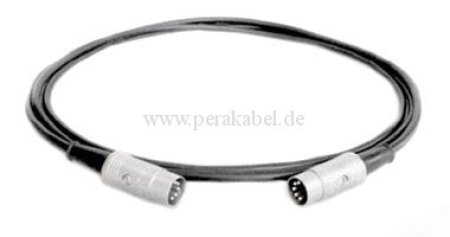 DIN-Kabel Stecker 5polig metall