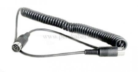 Midikabel-Spiralkabel ( DIN-Stecker plastik ) 3m