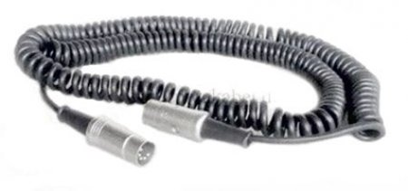Midikabel-Spiralkabel ( DIN-Stecker metall Neutrik REAN ) 6m