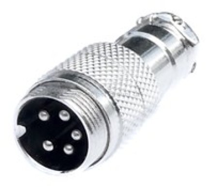 Steuer/Signalkabel-Multikontaktverbinder  (Stecker/Buchse 5 pol)