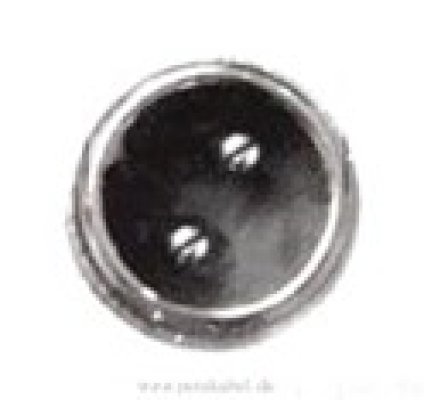 Mikrofonstecker  2 polig