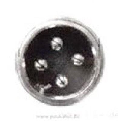 Mikrofonstecker Einbau  4 polig