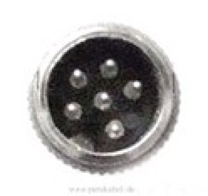 Mikrofonstecker Einbau  6 polig