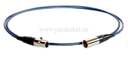 XLR-Kabel DAP MK-SPIN ( XLR 3pol vergoldete Kontakte, 2+3 gebrückt )