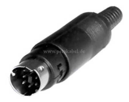 Mini DIN-Stecker 6 polig