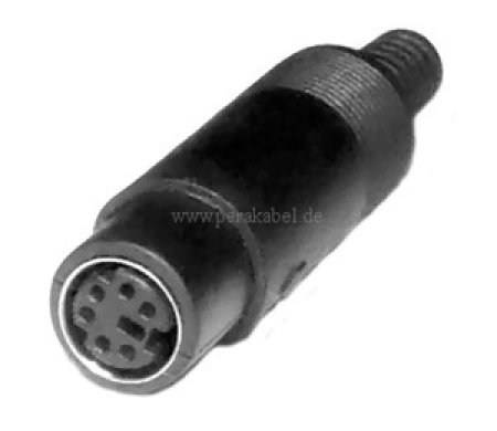 Mini DIN-Kupplung 6 polig