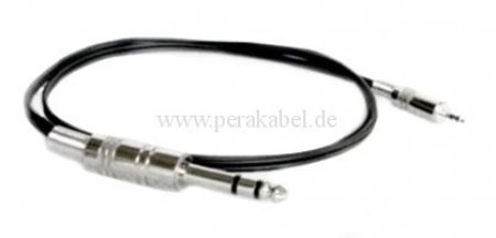 Klinkenstecker 2,5mm stereo auf Klinkenstecker 6,3mm stereo