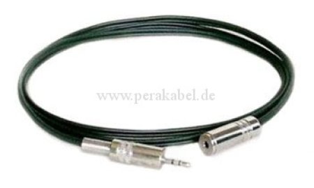Miniklinkenstecker 2,5mm Stereo metall auf Miniklinkenbuchse 2,5mm Stereo metall