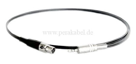 Miniklinkenstecker 2,5mm stereo 3pol auf Mini XLR-Stecker 3pol