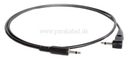 Miniklinkenstecker 3,5mm mono gerade auf Miniklinkenstecker 3,5mm mono gewinkelt