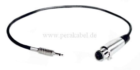 Klinkenstecker 3,5mm mono auf XLR-Buchse