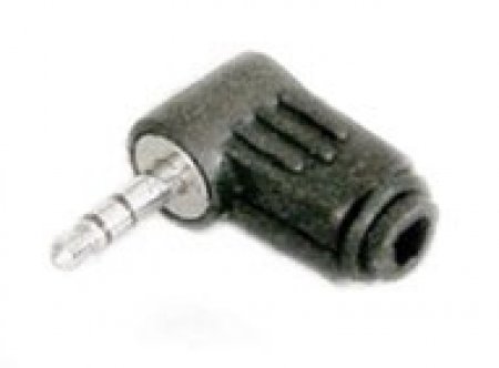 Patchkabel-Spiralkabel Miniklinkenstecker 3,5mm stereo gewinkelt