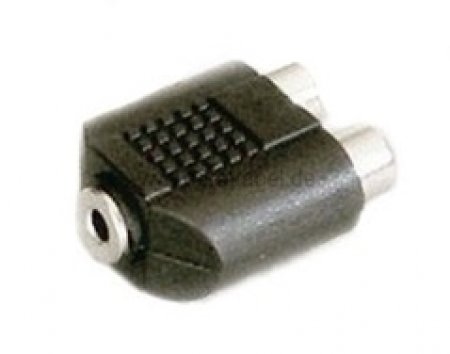 Miniklinkenbuchse 3,5mm stereo auf 2 RCA(Cinch)-Buchsen