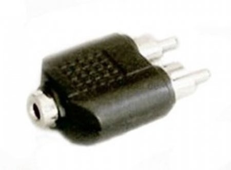 Miniklinkenbuchse 3,5mm stereo auf 2 RCA(Cinch)-Stecker