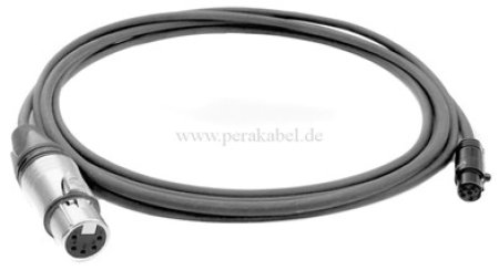 Mini XLR-Buchse 5 polig auf XLR-Buchse 5 polig