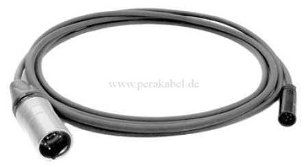 Mini XLR-Stecker 5 polig auf XLR-Stecker 5 polig