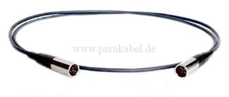 Mini XLR-Stecker 3pol auf Mini XLR-Stecker 3pol ( DAP MK-SPIN , 2+3 gebrückt )