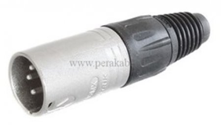 XLR-Stecker 4 polig auf 2x Klinkenstecker 6,3mm stereo (Tip/Ring 1/3-2/4)
