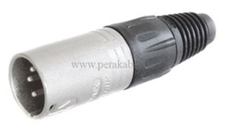 Stereokabel-Klinkenstecker 4,4mm 5polig auf XLR-Stecker 4 polig Neutrik