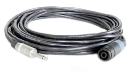 Lautsprecherkabel/Verlängerung ( 2 x 2,5 qmm) Klinkenstecker 6,3mm auf Lautsprecherbuchse