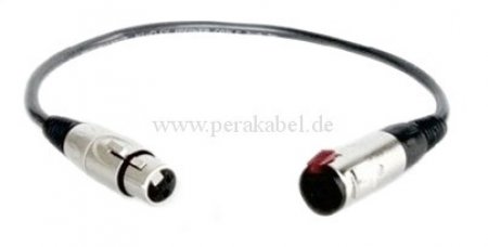 XLR-Buchse auf Klinkenbuchse 6,3mm mit Verriegelung (Lautsprecherkabel 2 x 1,5)